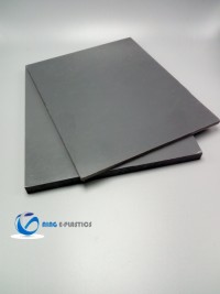 Engineering Plastics Grey Rigid PVC Plate
