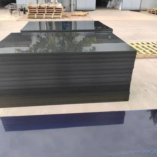 Black Colour PVC HDPE Polypropylene Sheet PP Plastic Sheet for Water Tank