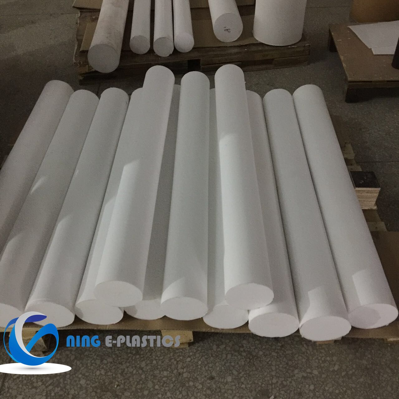 Large Diameter Colored Plastic Pure PTFE Hollow Rod