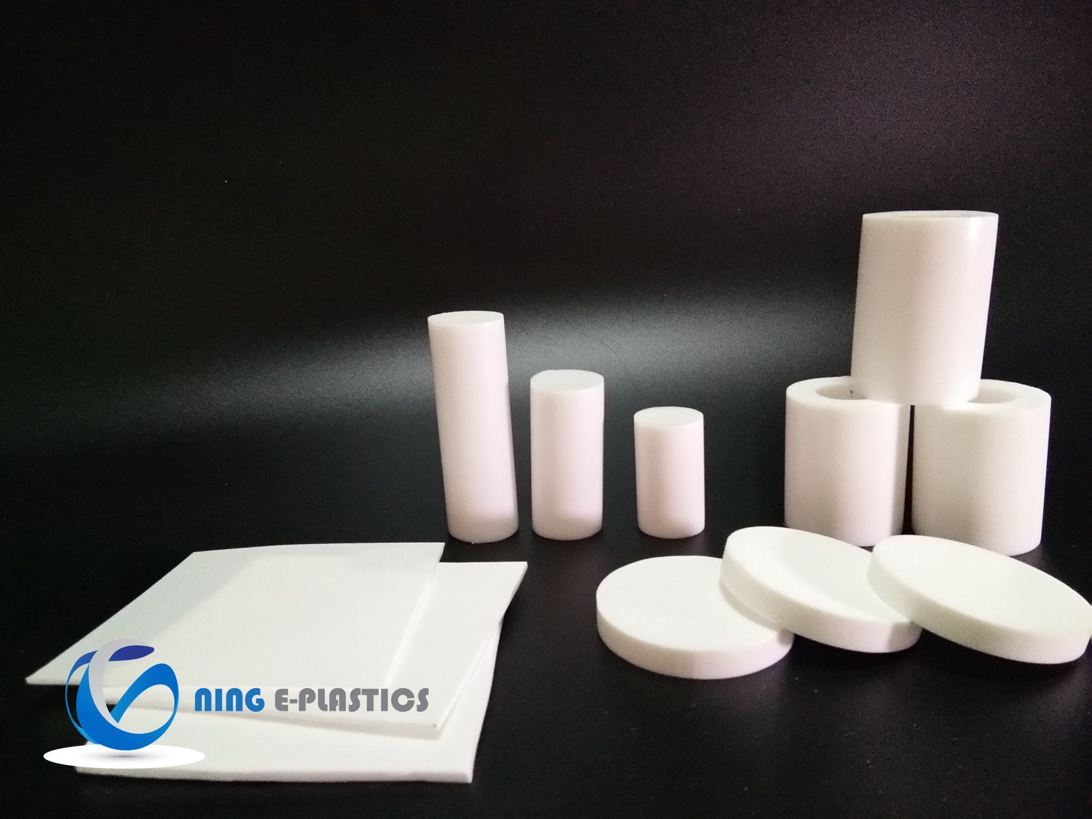 Large Diameter Colored Plastic Pure PTFE Hollow Rod