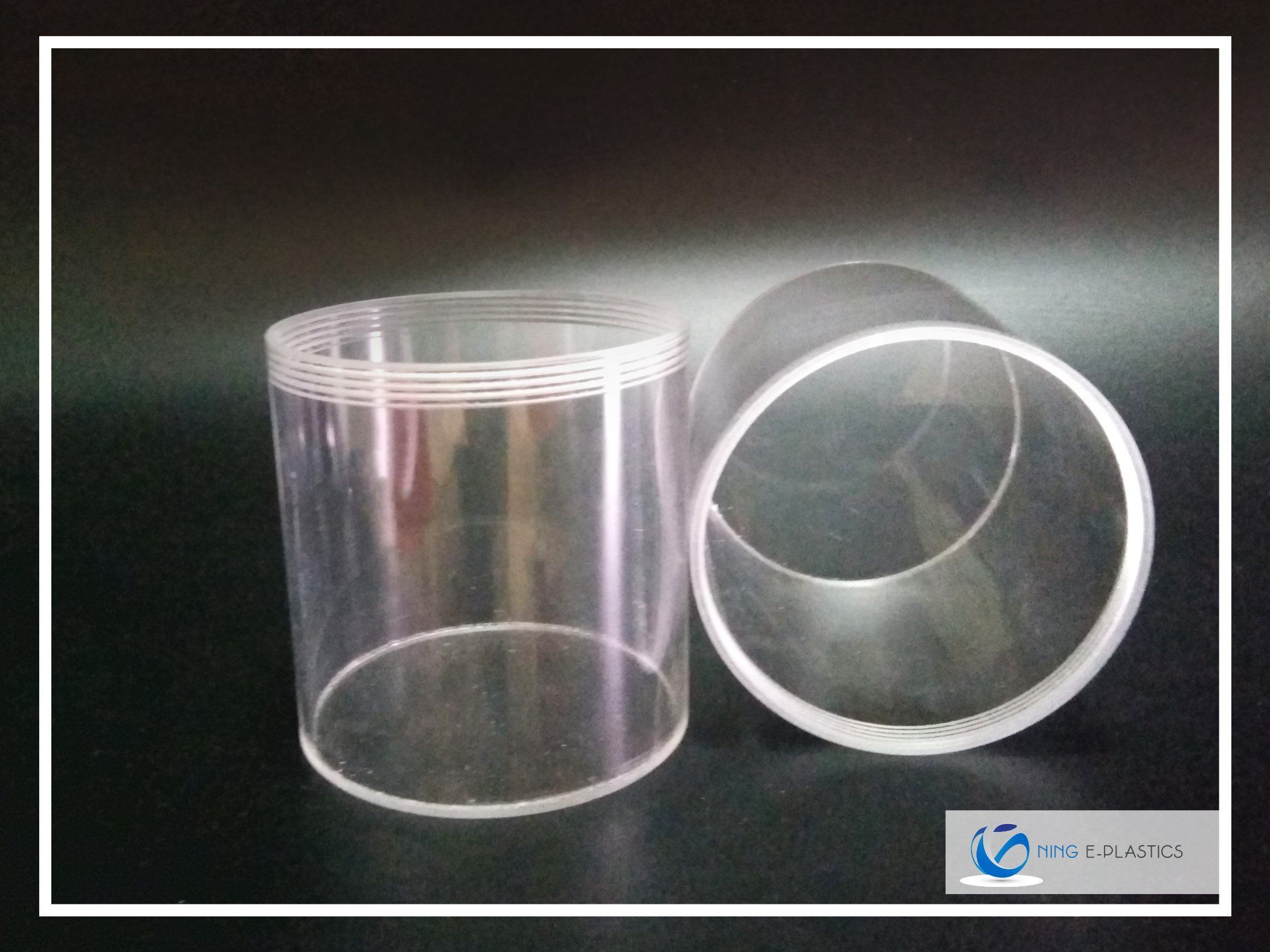 Transparent Plastic Acrylic Hollow Rod in Different Colors