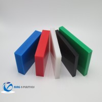 Plastic PE Sheet HDPE Sheet with Blue White Color