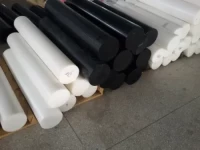 Manufacture Haiteng Customized Acetal Delrin Round Bar White Black POM Rod
